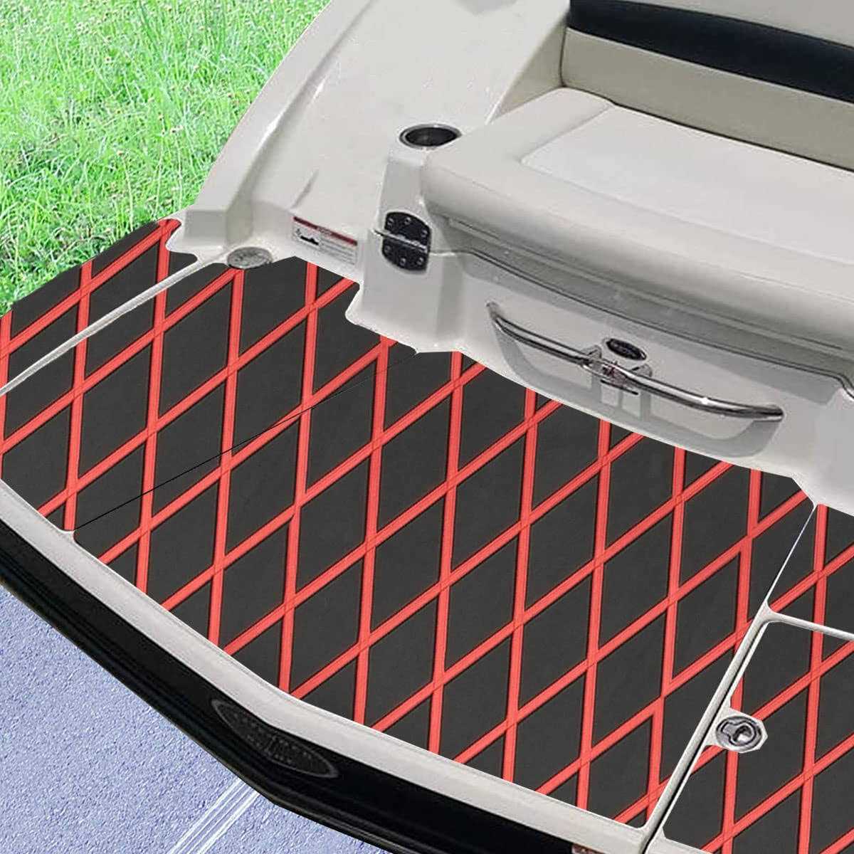 LSS laidi Boat Flooring Eva Foam Decking Marine Non-Slip Self-Adhesive Flooring for Motorboat Fishing Boat RV Yacht Kayak Swimming Pool 86.6X37.4 - Cheap Fitting