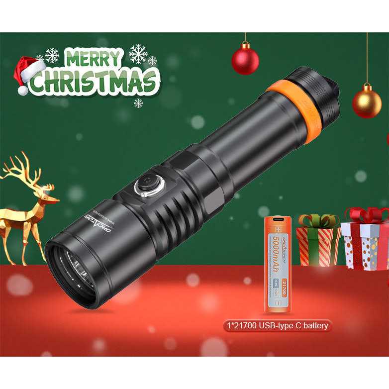 Orcatorch D710 3000 Lumen Dive Light - Cheap Fitting