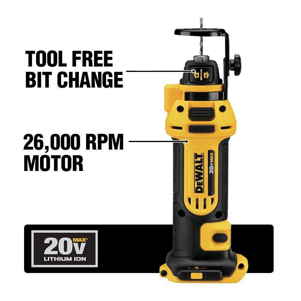 DeWalt 9-3/4 20V Cordless Cut Out DCS551B - Cheap Fitting