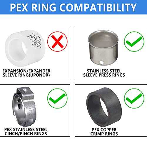 EFIELD Pex X Pex X 1/2 Female NPT Drop-ear Tee - Cheap Fitting