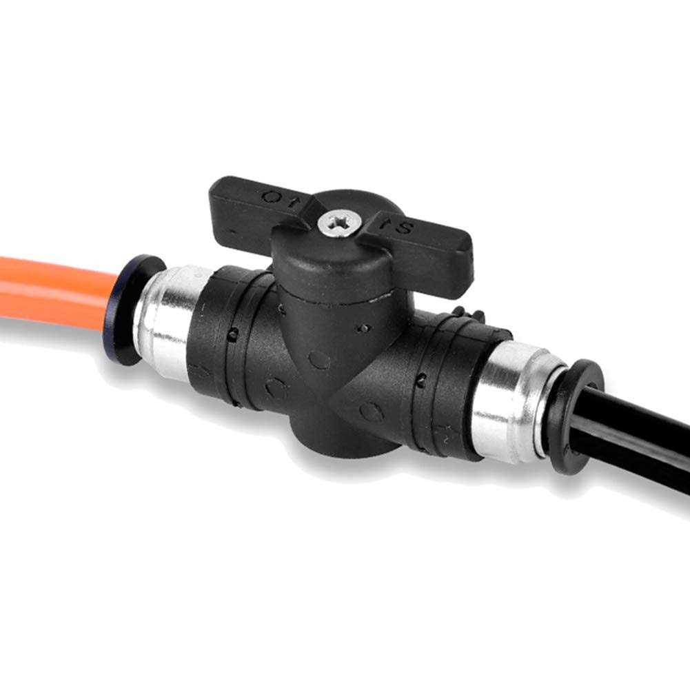 Beduan Pneumatic Ball Valve Od Push to Connect Fitting Air Flow Control Valve Straight Connect Union - Cheap Fitting
