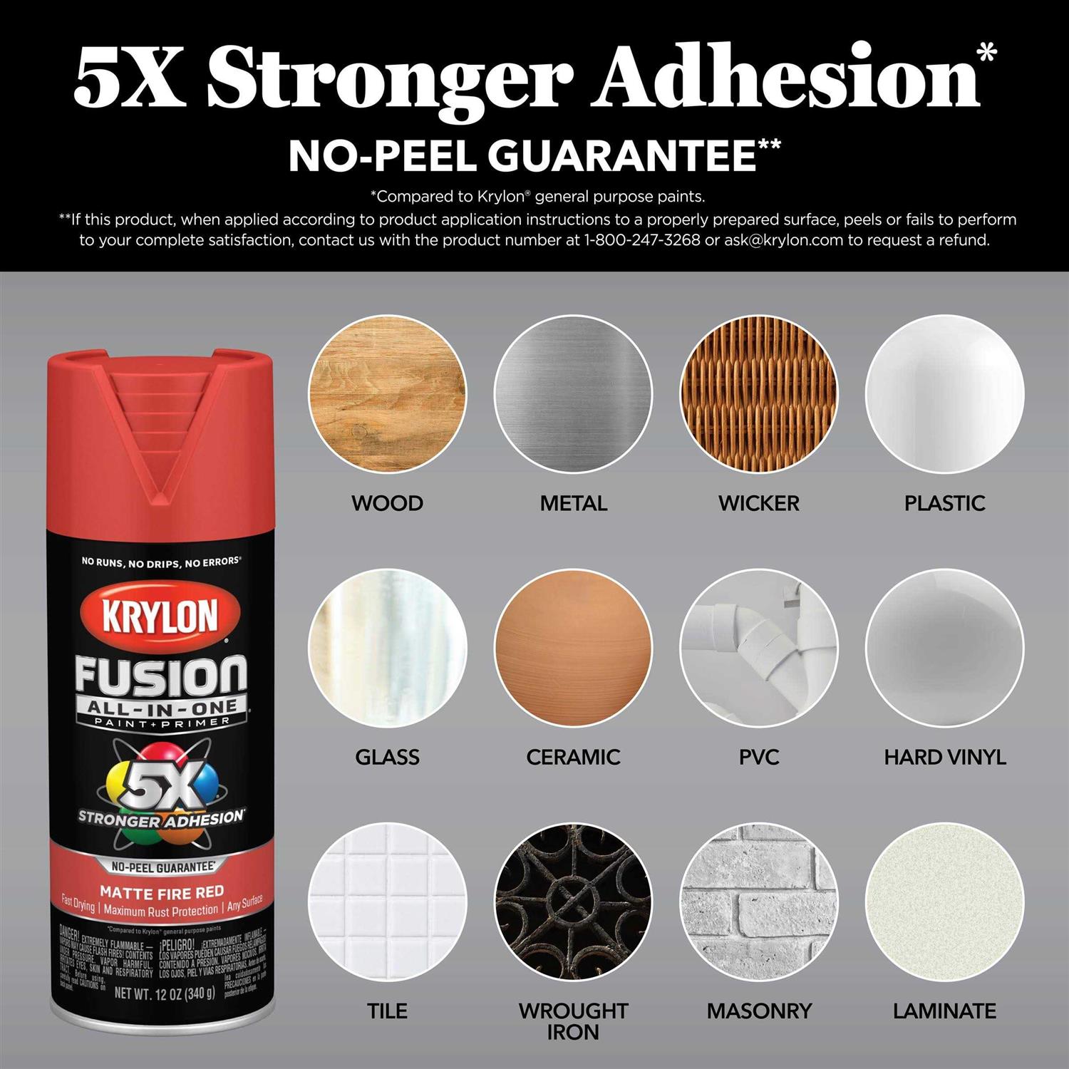 Krylon Fusion All-In-One Matte Spray Paint & Primer K02754007 - Cheap Fitting