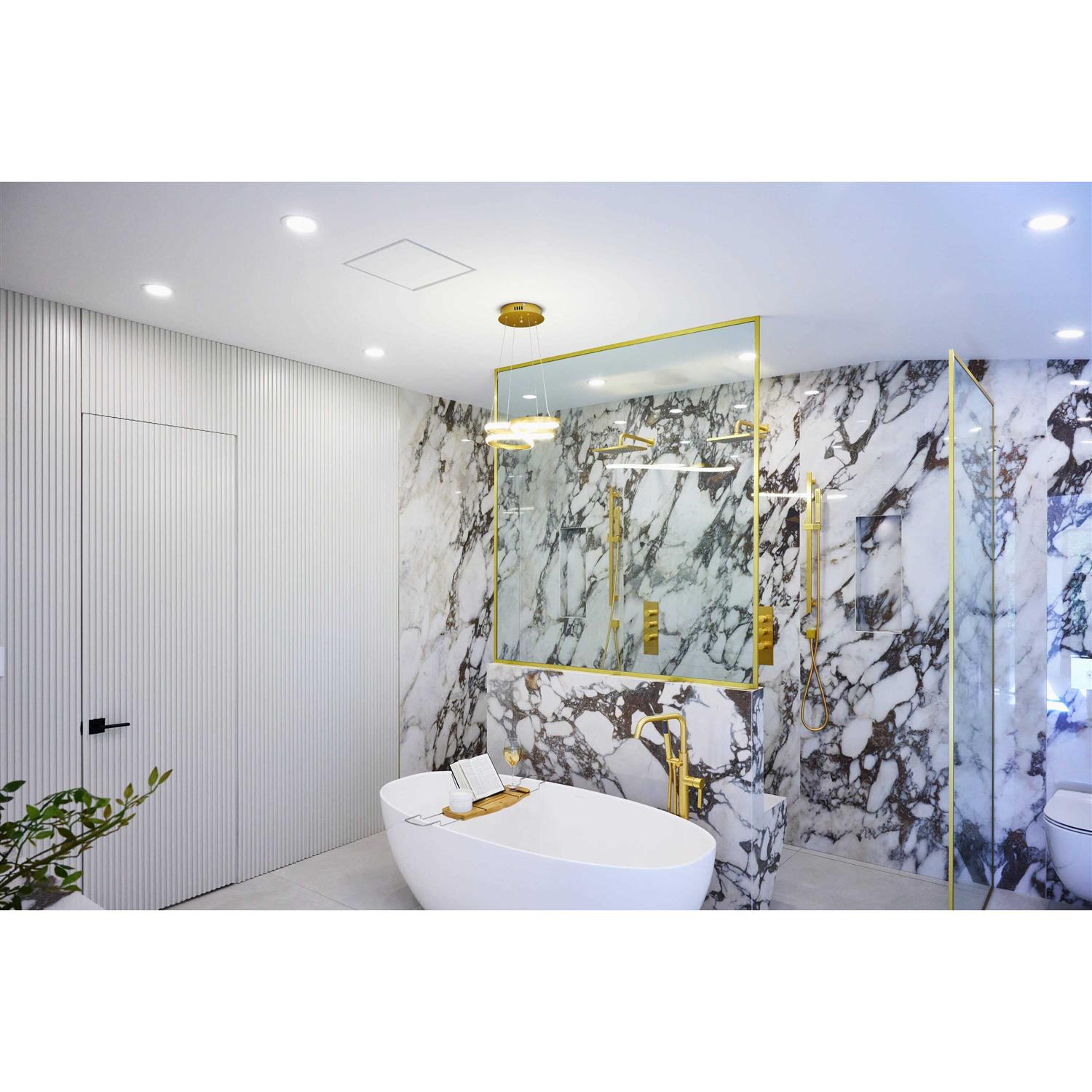 FITTES 14.25 in. x 14.25 in. Aria Lite DWLITBD14X14WHT - Cheap Fitting