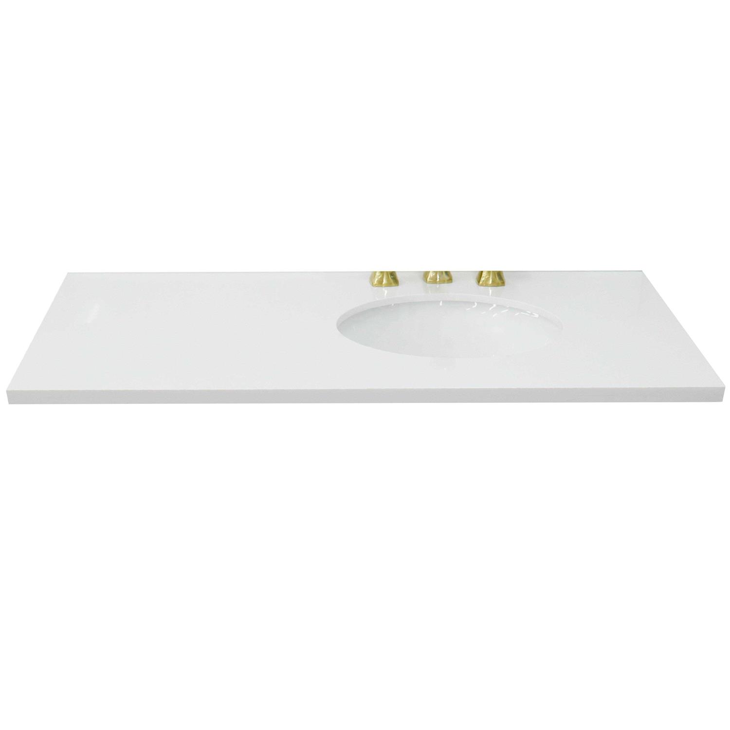 Bellaterra Home LLc 43 countertop and Single Oval Sink - Cheap Fitting