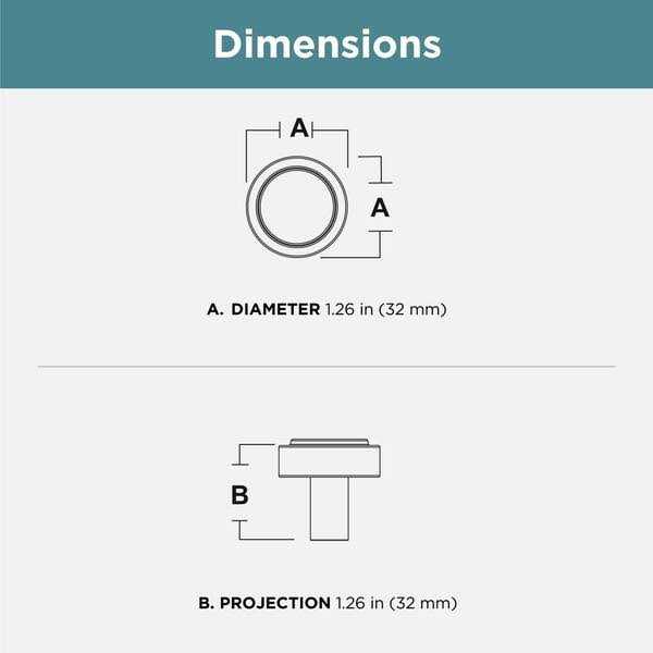 Liberty Drum Cabinet Knob - Cheap Fitting