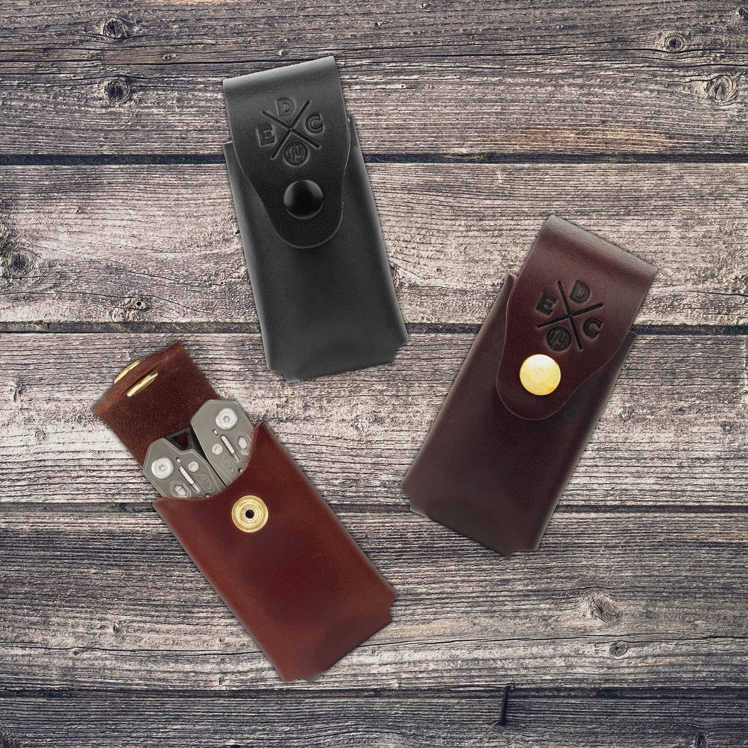 1791 EDC Multitool Case American Leather Multitool Pouch for Belts - Cheap Fitting