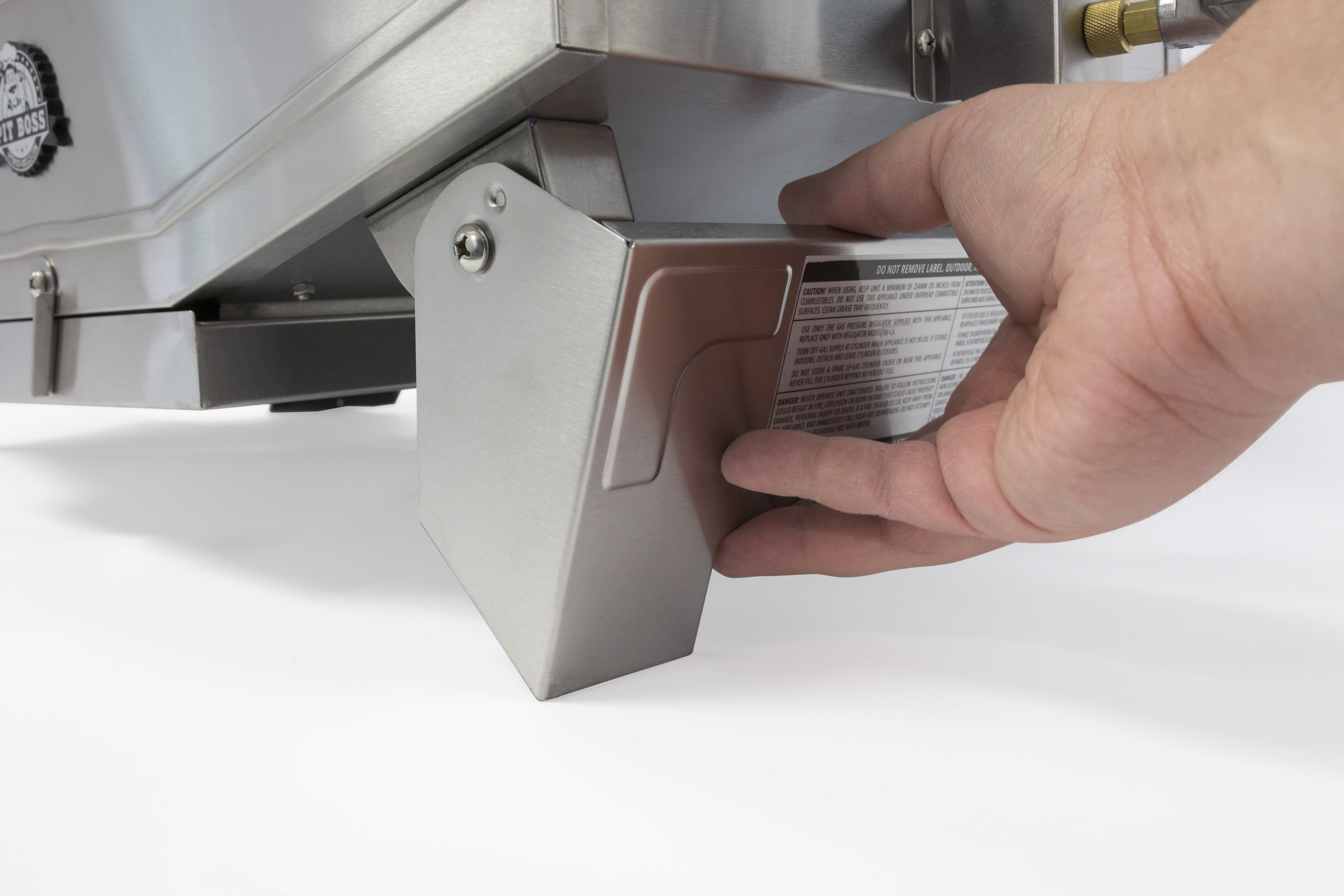 Pit Boss 1 Burner Silver Propane Portable Gas Grill - Cheap Fitting