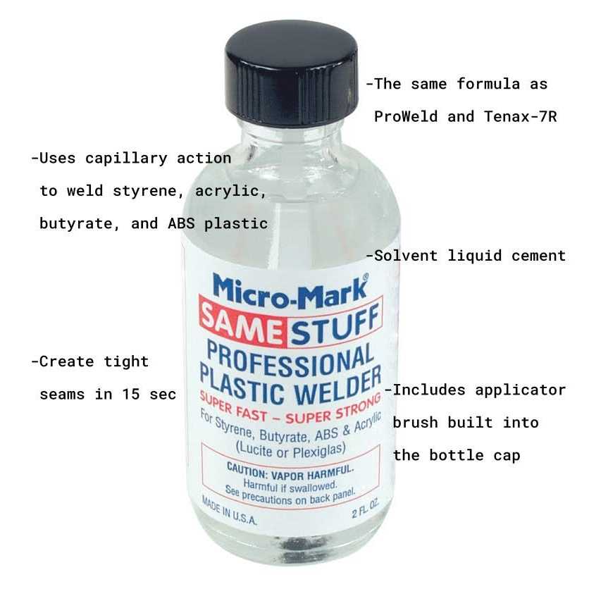 Micro-Mark Same Stuff Professional Plastic Welder Refill - Cheap Fitting