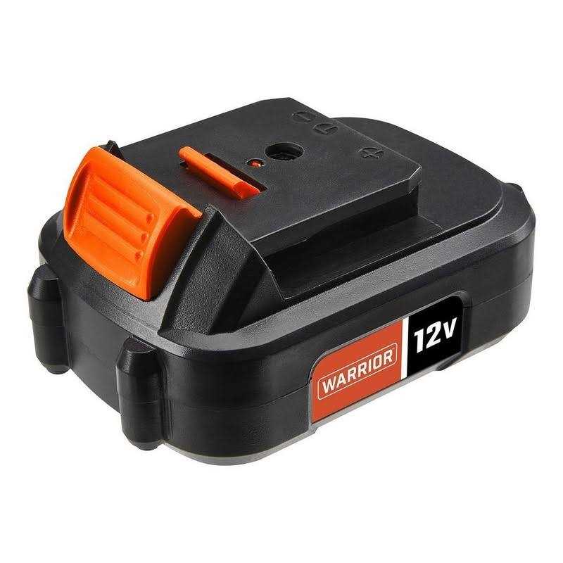 Warrior 12V Lithium-ion Battery with Charger - Cheap Fitting