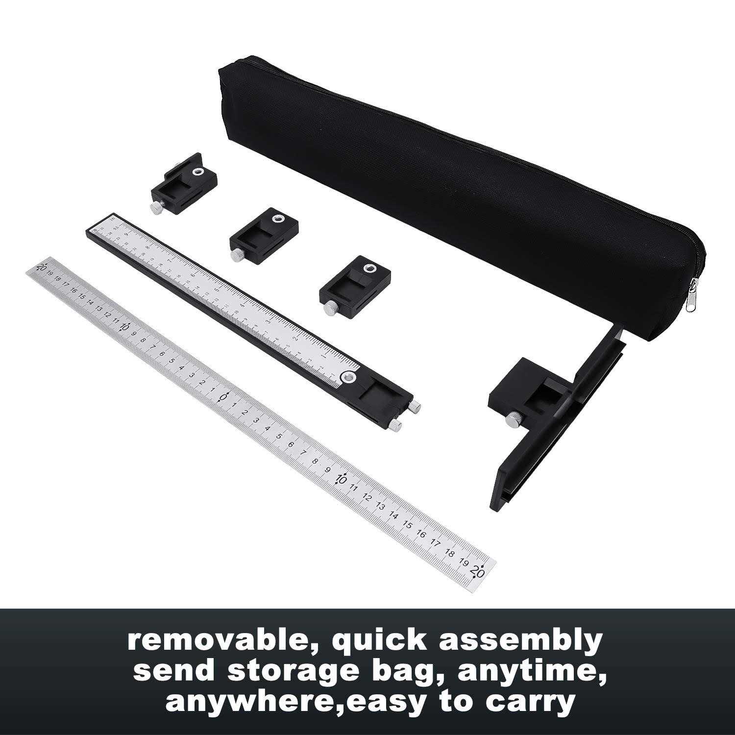 ORTUBE Cabinet Hardware Jig Tool Adjustable Punch Locator Drill Template Guide - Cheap Fitting