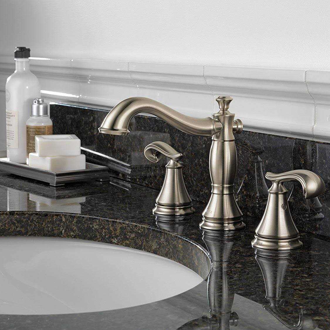Delta Cassidy Two Handle Widespread Bathroom Faucet 3597LF - Cheap Fitting