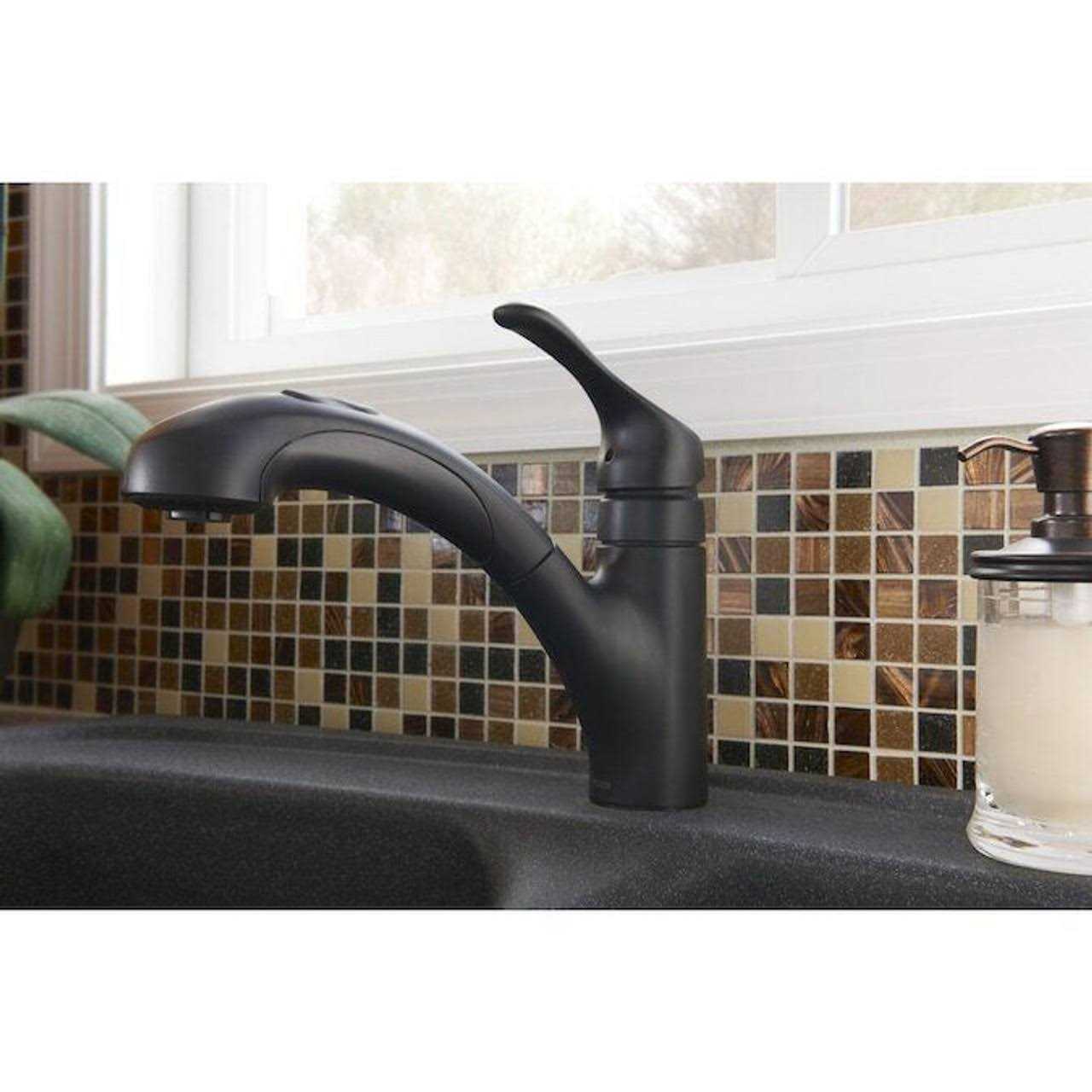 Moen Renzo One-Handle Kitchen Faucet - Cheap Fitting