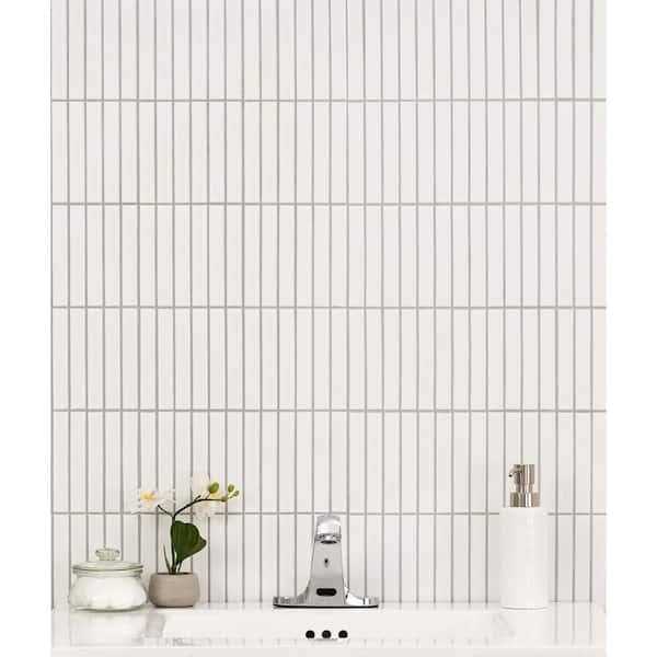 Msi Stacked 11.69 in. x 11.54 in. Matte Porcelain Mosaic Tile - Cheap Fitting