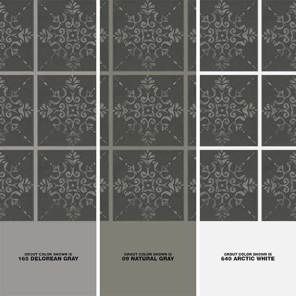 Marazzi Moroccan Concrete 8 in. x 8 in. Glazed Porcelain Decorative Floor and Wall Tile - Cheap Fitting