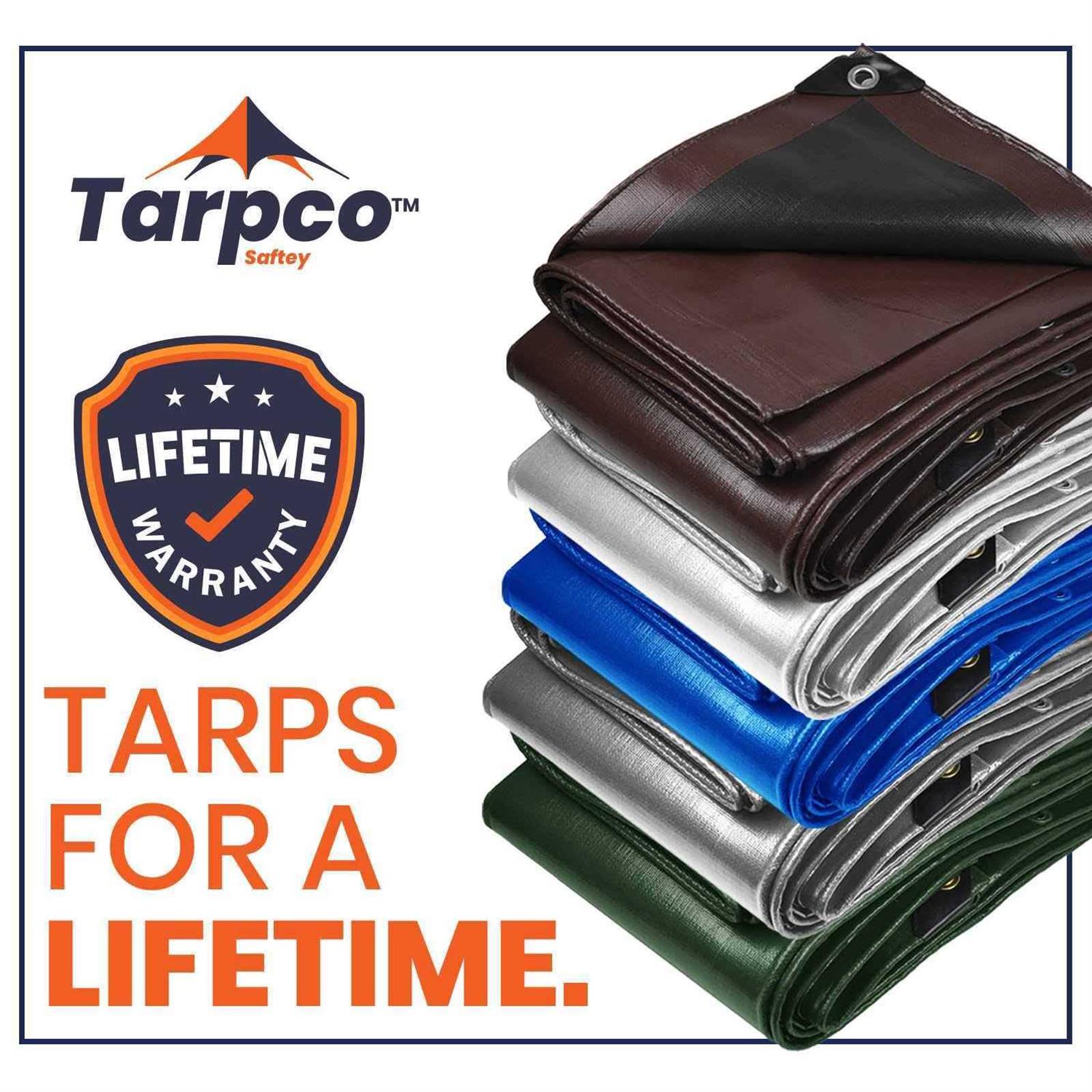 Tarpco Safety Heavy Duty Mil Tarp Cover - Cheap Fitting