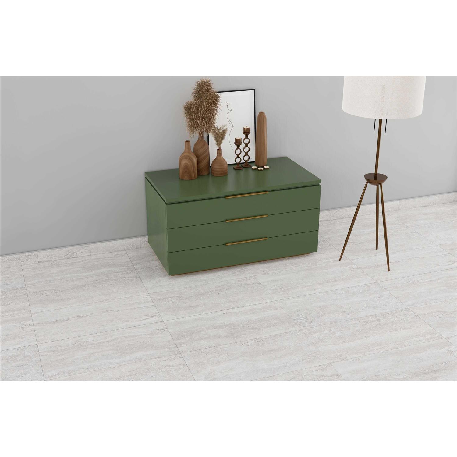 Style Selections Torin Gray 12-in x 24-in Polished Porcelain Marble Look Floor and Wall Tile JJ-TLL032LWS0206 - Cheap Fitting