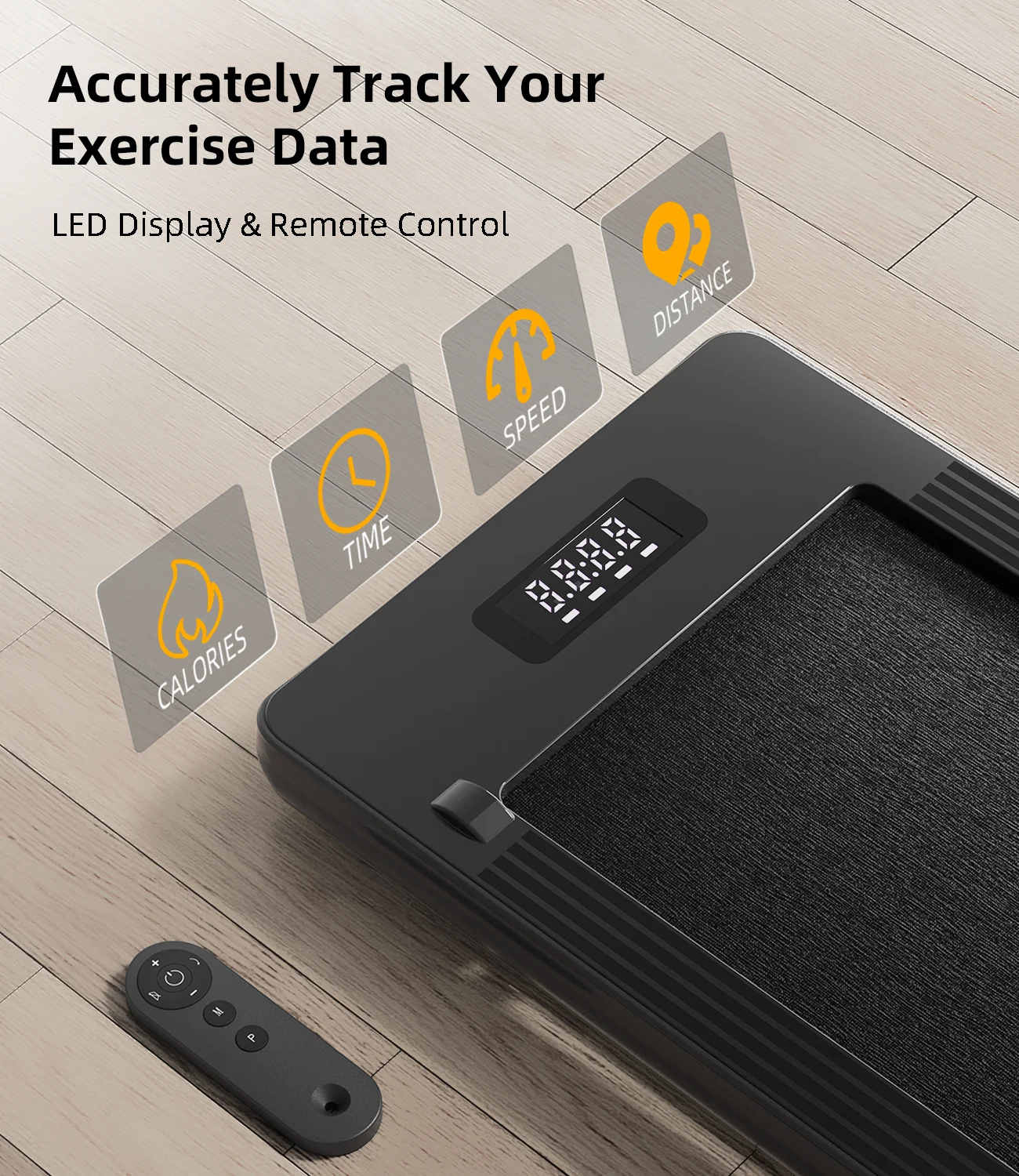 Bifanuo Walking Pad - Under Desk Treadmill, Treadmill for Home/Office, Quiet and Stable Pad  with Remote Control LED Display- Ideal for Fitness Enthusiasts - Cheap Fitting