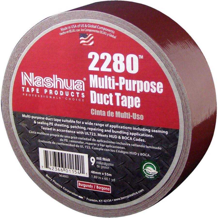 Nashua Duct Tape,Gray,4 in x 60 yd,9 mil 2280 - Cheap Fitting