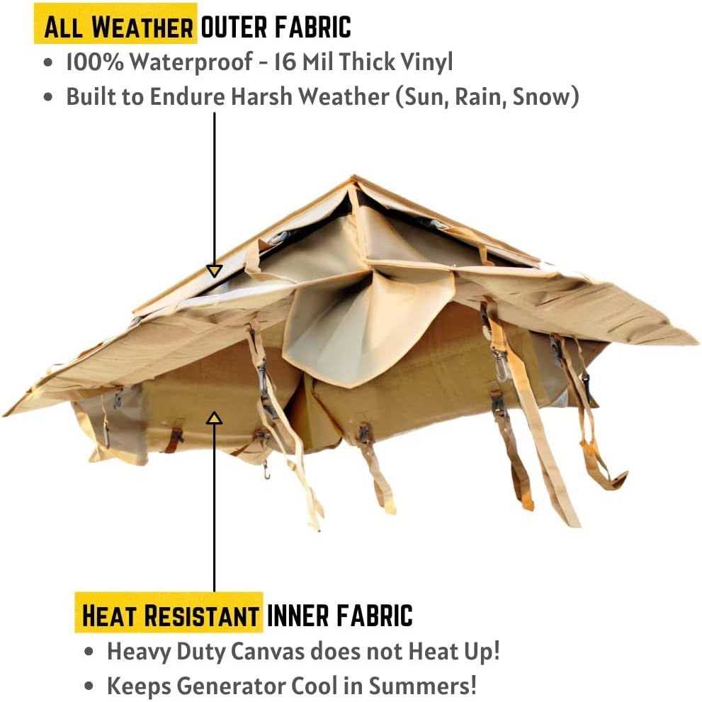 Parts World Usa Rain Shelter Enclosure For Portable Generator - Cheap Fitting
