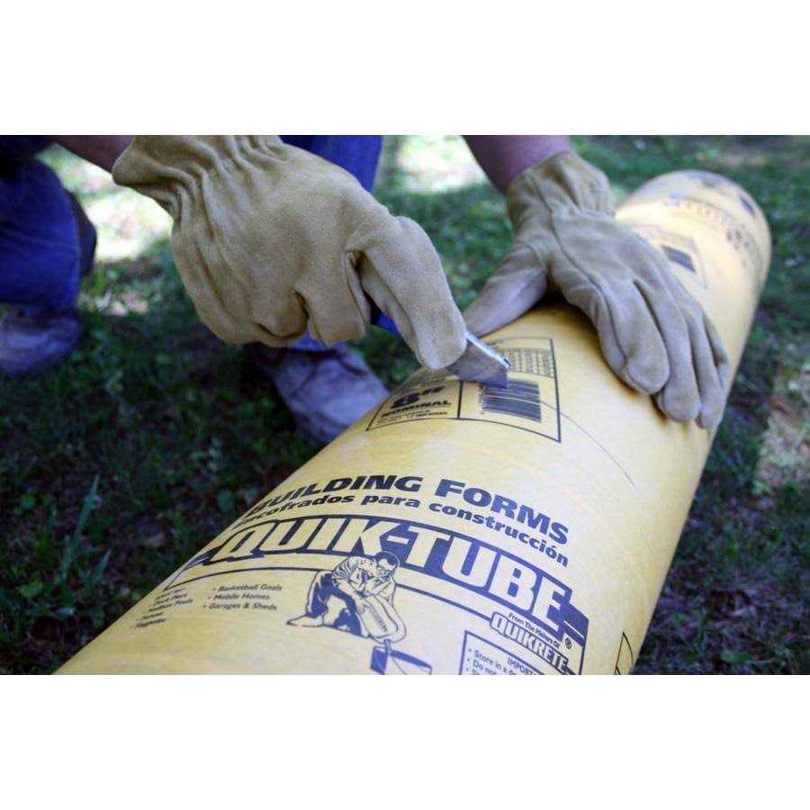 Quikrete Quik-Tube 10 in. x 48 in. Building Form - Cheap Fitting