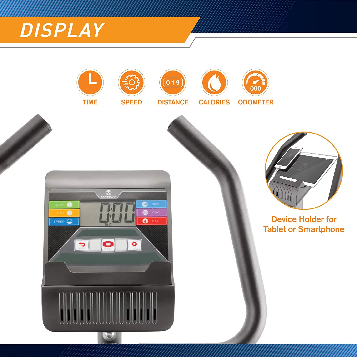 Marcy Upright Exercise Bike with Adjustable Seat and 8 Magnetic Resistance Levels NS-40504U - Cheap Fitting