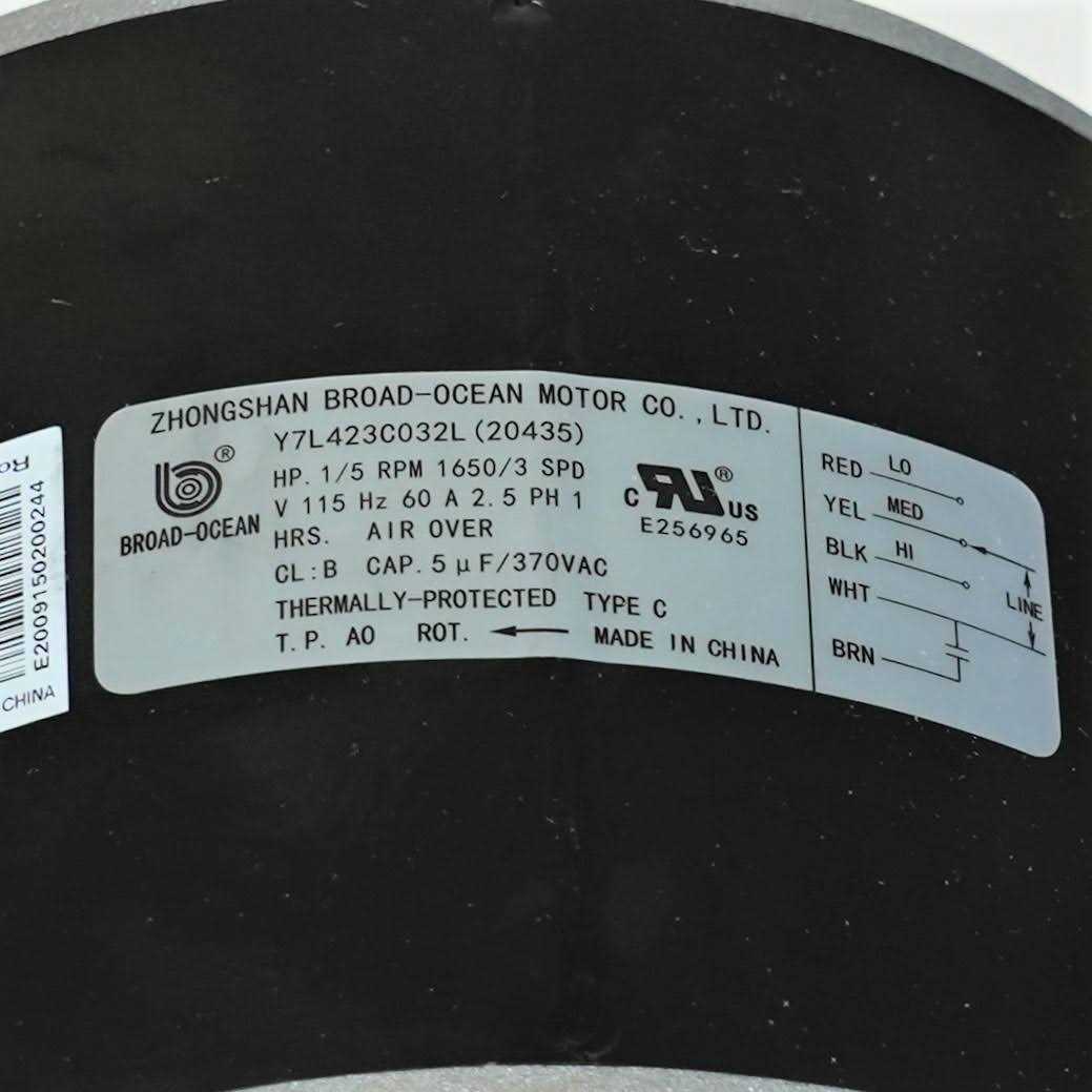 Dometic 3315332.005 Kit SVC Fan Motor Broad Ocean - Cheap Fitting