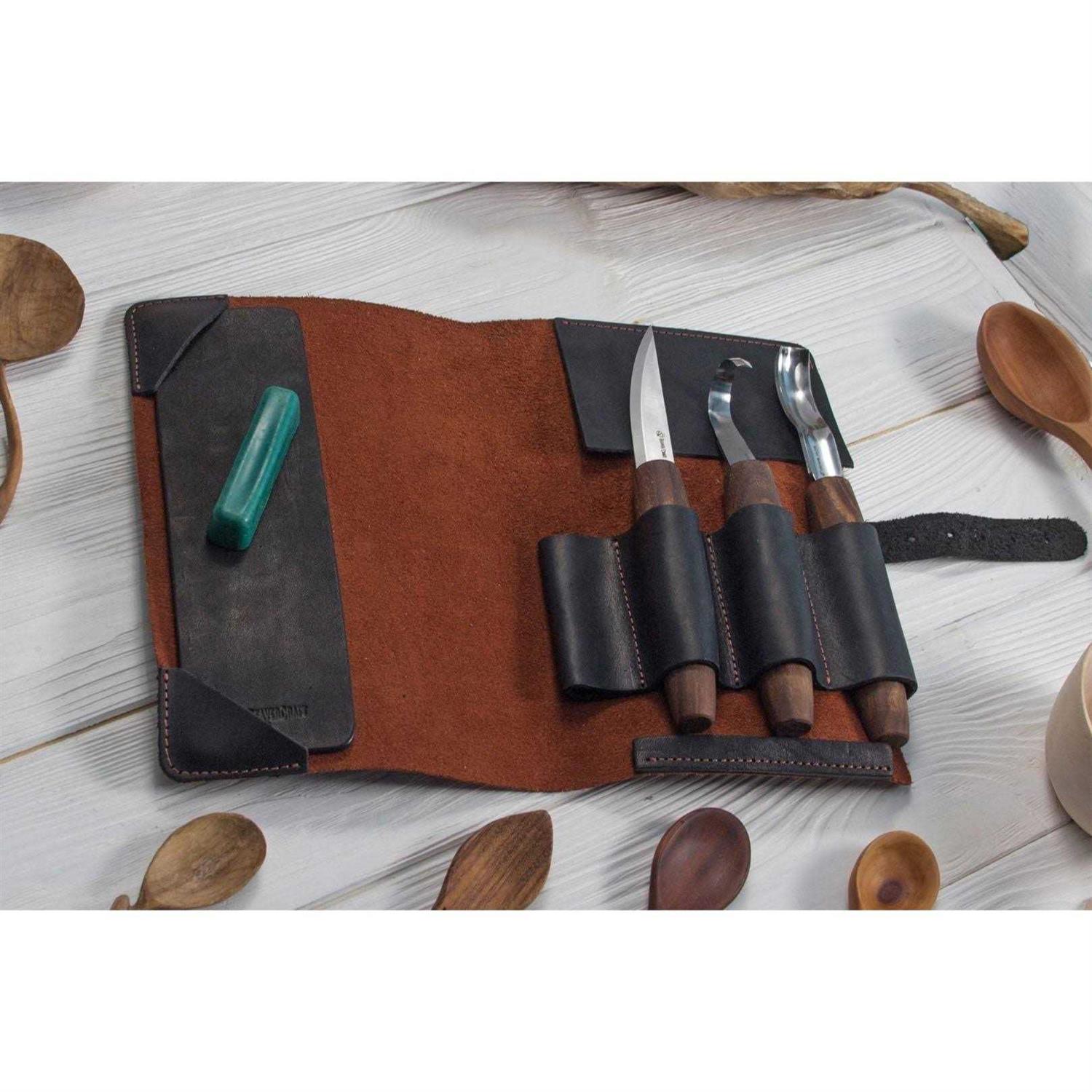 BeaverCraft Spoon Carving Set with Gouge - Cheap Fitting