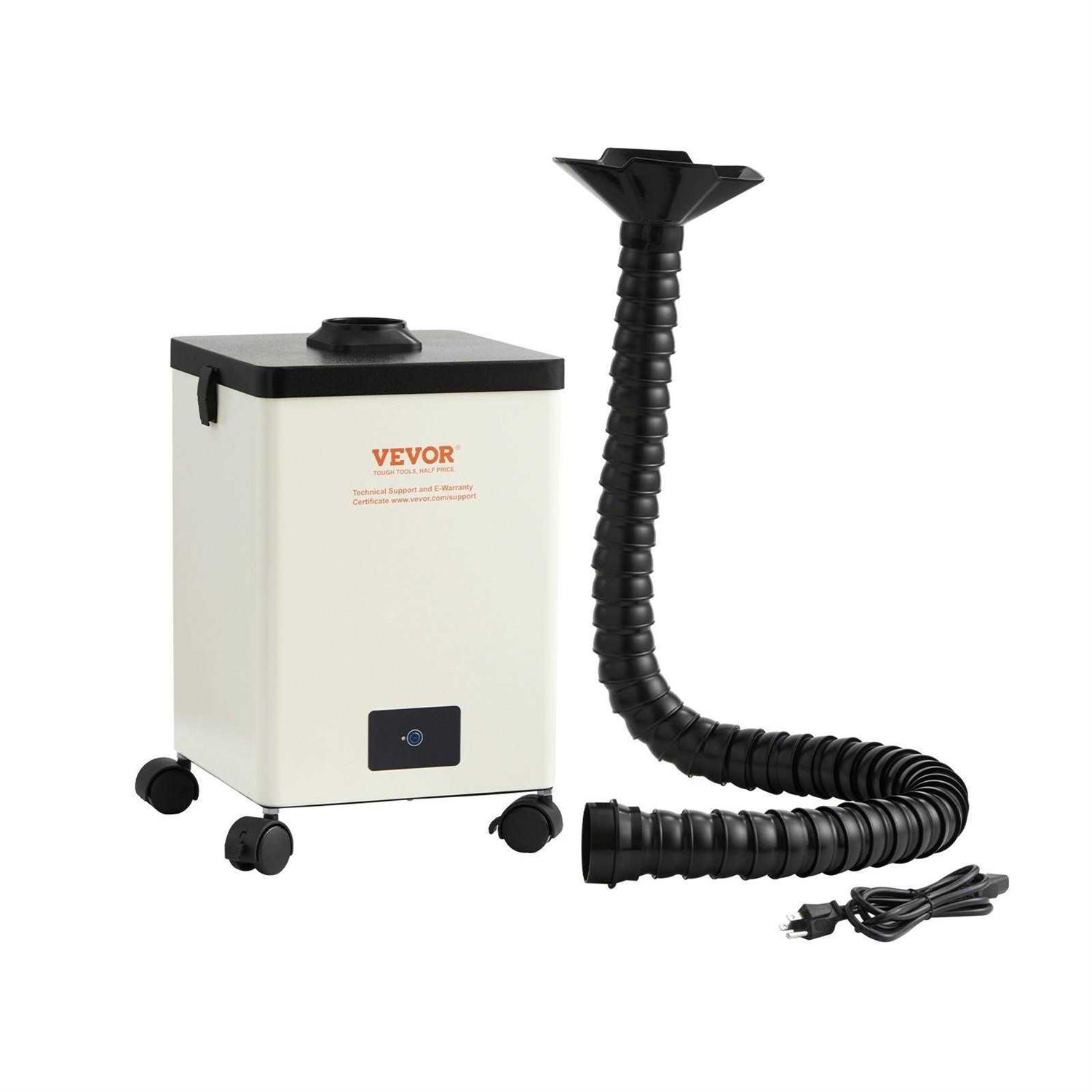 VEVOR Solder Fume Extractor, 150W Soldering Smoke Extractor with 3-Stage Filters, 332 m³/h Strong Suction Smoke Absorber and Purifier for Soldering - Cheap Fitting