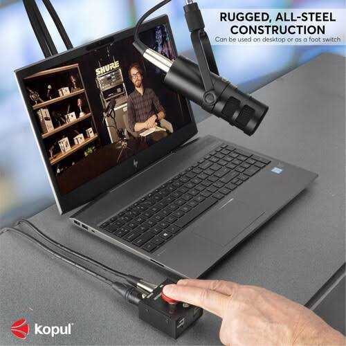 Kopul MUTEMATE-2X2 Momentary Microphone Mute/Talk Switch Switches MUTEMATE-2X2 - Cheap Fitting