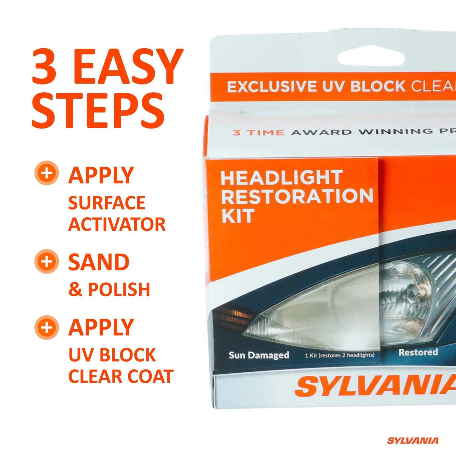 Sylvania Headlight Restoration Kit 38771 - Cheap Fitting