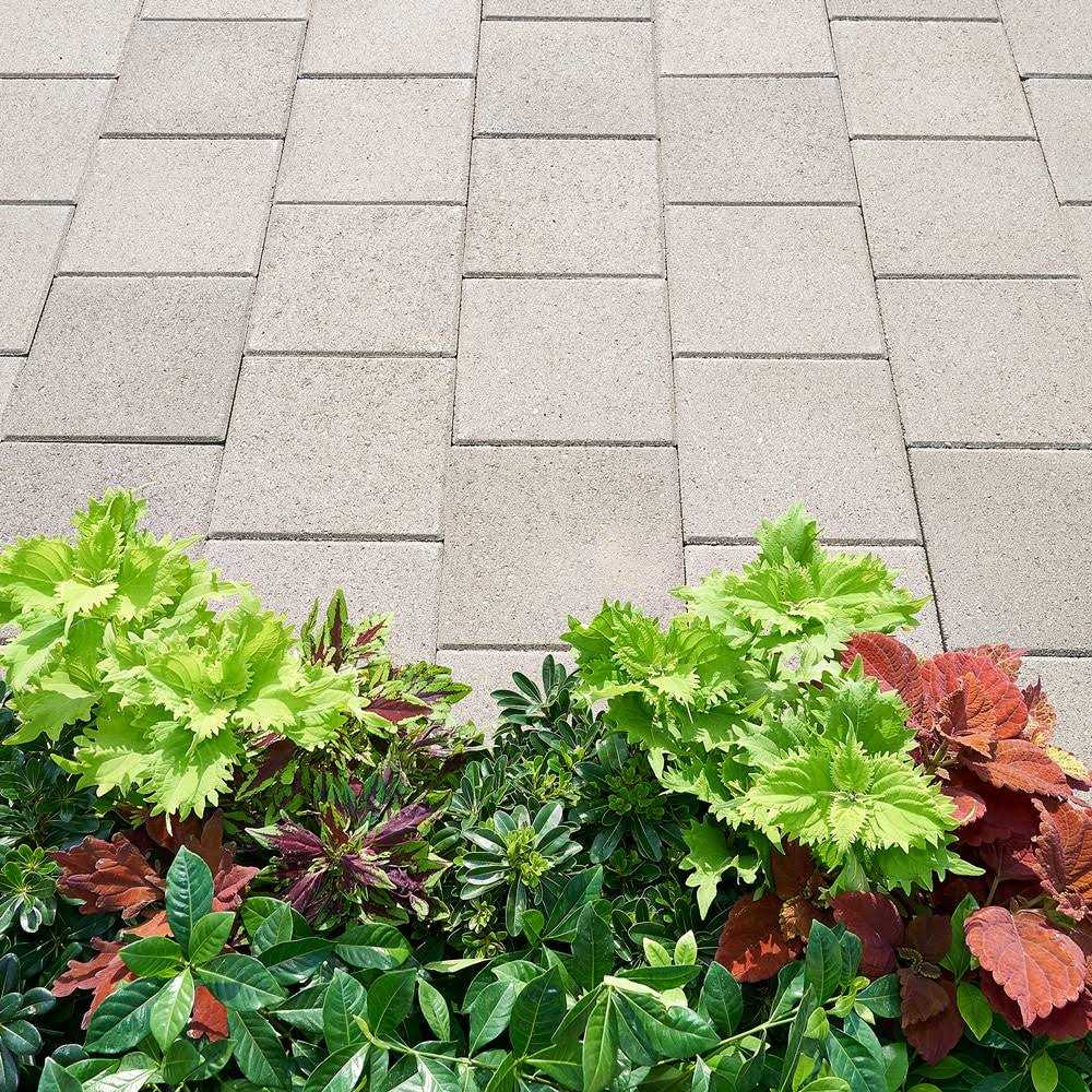 Pavestone 12 inch Square Pewter Concrete Stepping Stone - Cheap Fitting