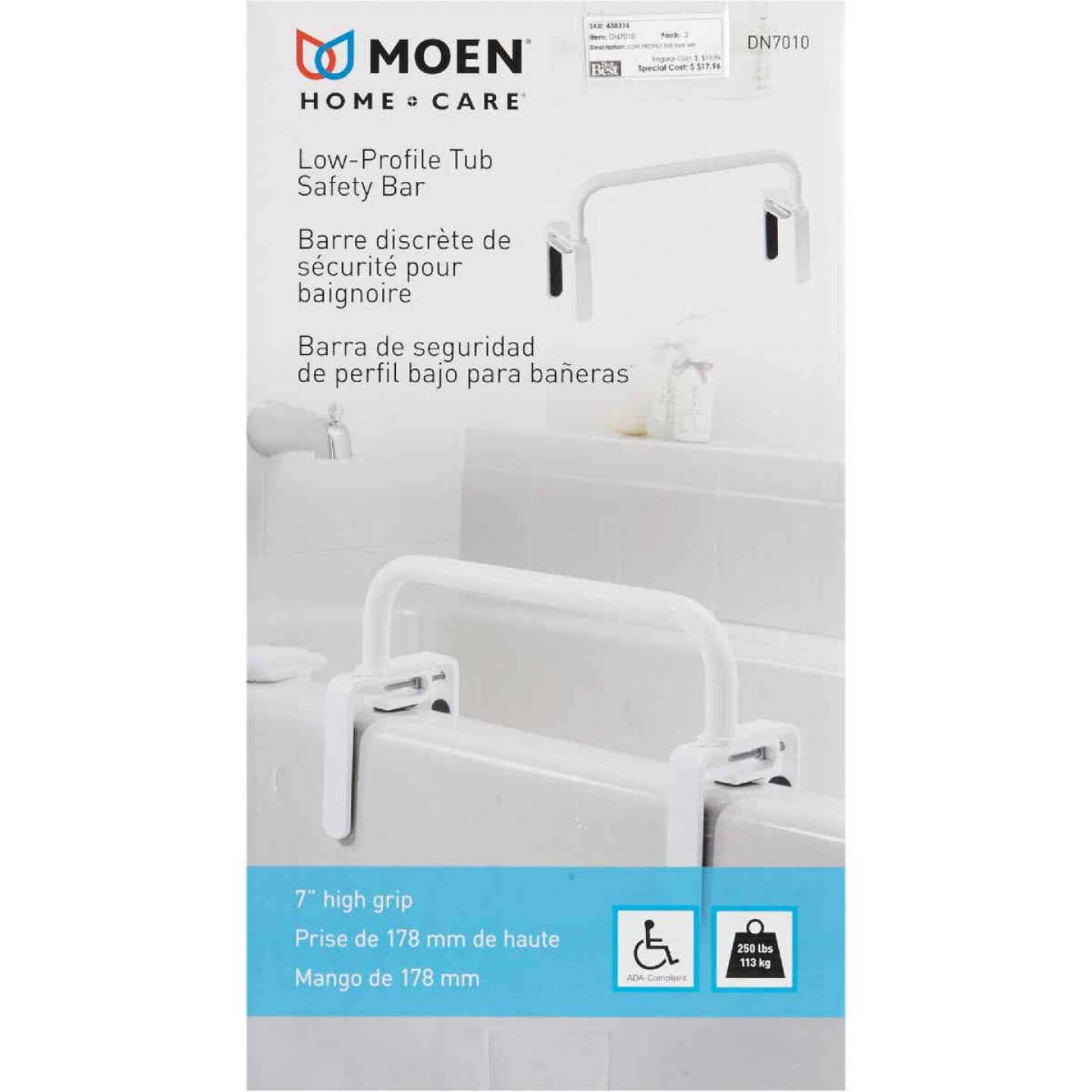 Moen DN7010 Home Care Tub Safety Bar - Cheap Fitting