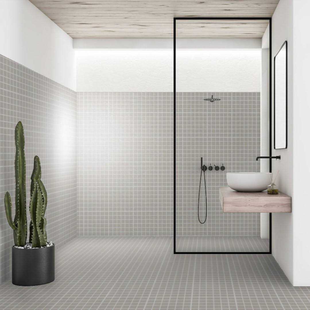 Refinery 2” W x 2” L Porcelain Tile Grid Mosaic Sheet PIXL - Cheap Fitting