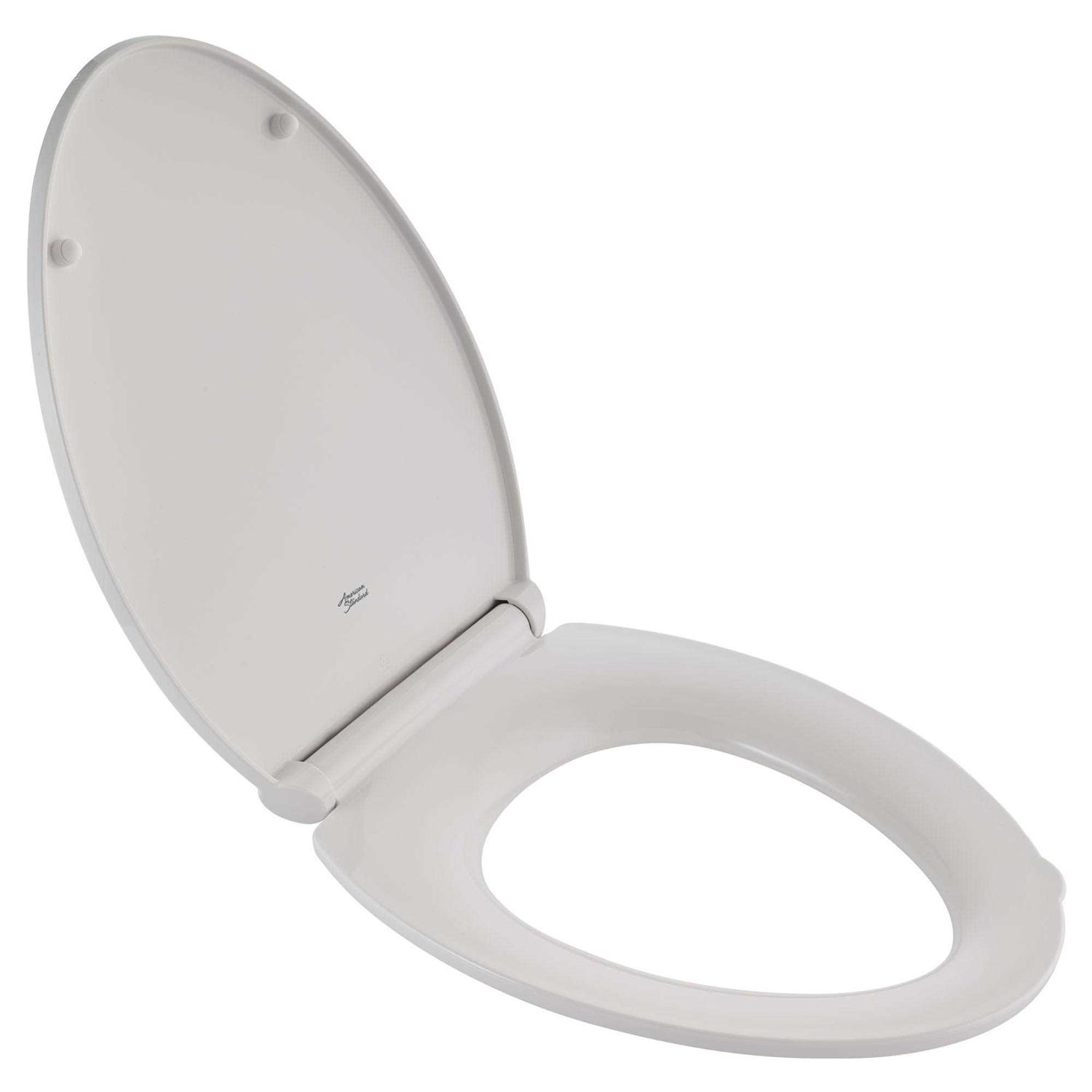 American Standard Contemporary Slow-Close Closed Front Toilet Seat with TriVantage - Cheap Fitting
