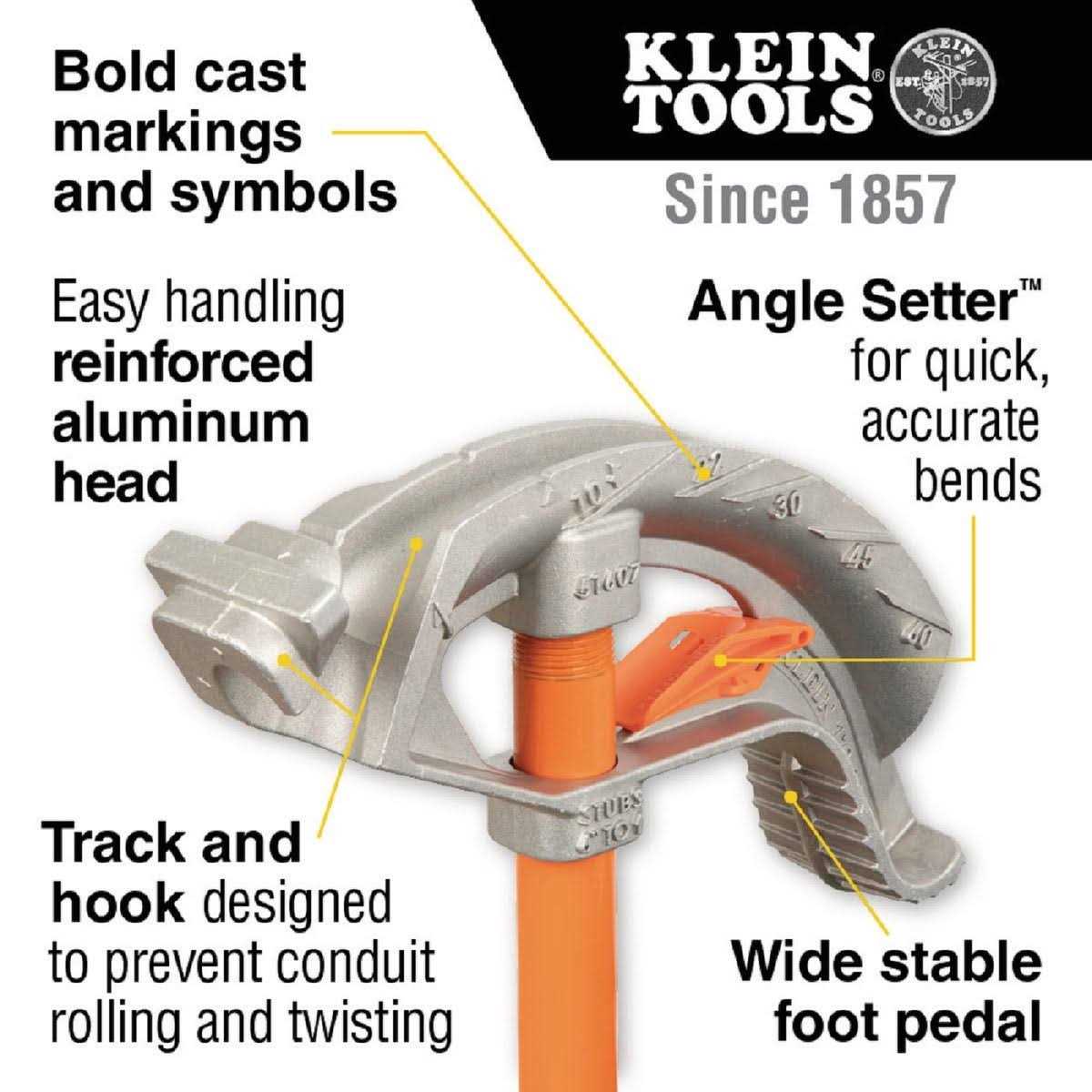 Klein Tools 51607 Aluminum Conduit Bender - Cheap Fitting