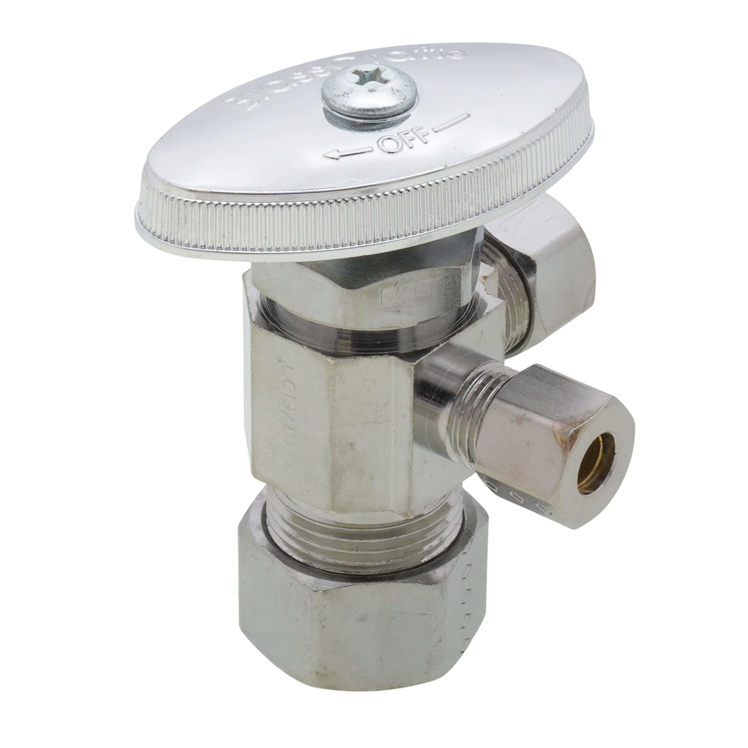 BrassCraft Dual Outlet Stop Valve 5/8-In. x 3/8-In. x 1/4-In CR1900RX C1 - Cheap Fitting