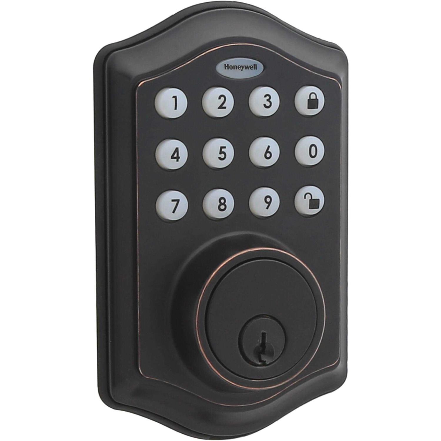 Honeywell Electronic Deadbolt Door Lock with Keypad - Cheap Fitting