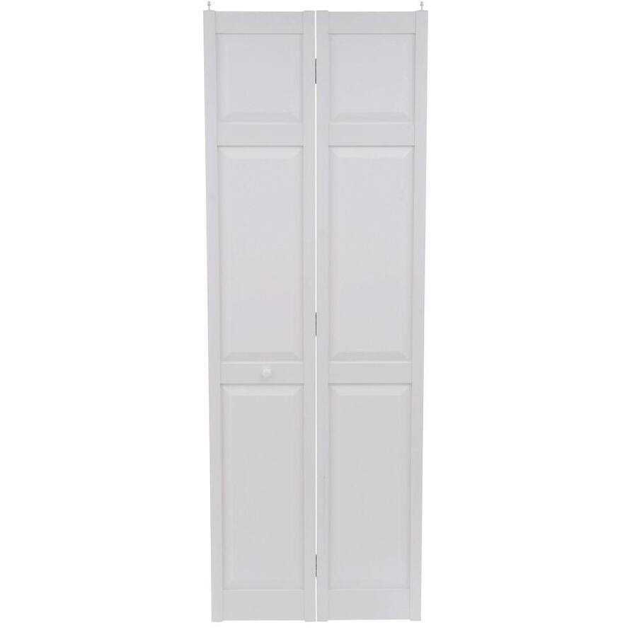 Home Fashion Technologies 80 in. 6-Panel PVC Composite Interior Bi-Fold Door - Cheap Fitting