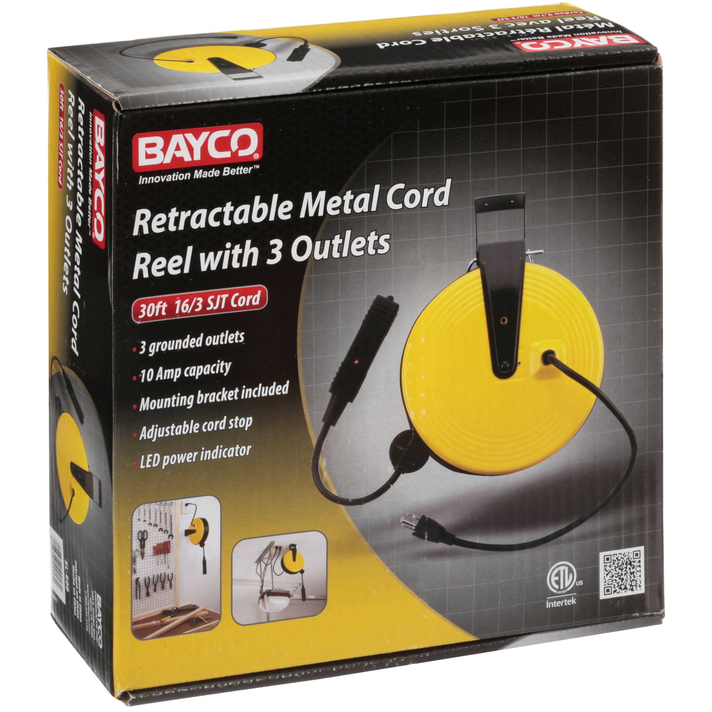 Bayco SL-800 Retractable Cord Reel - Cheap Fitting