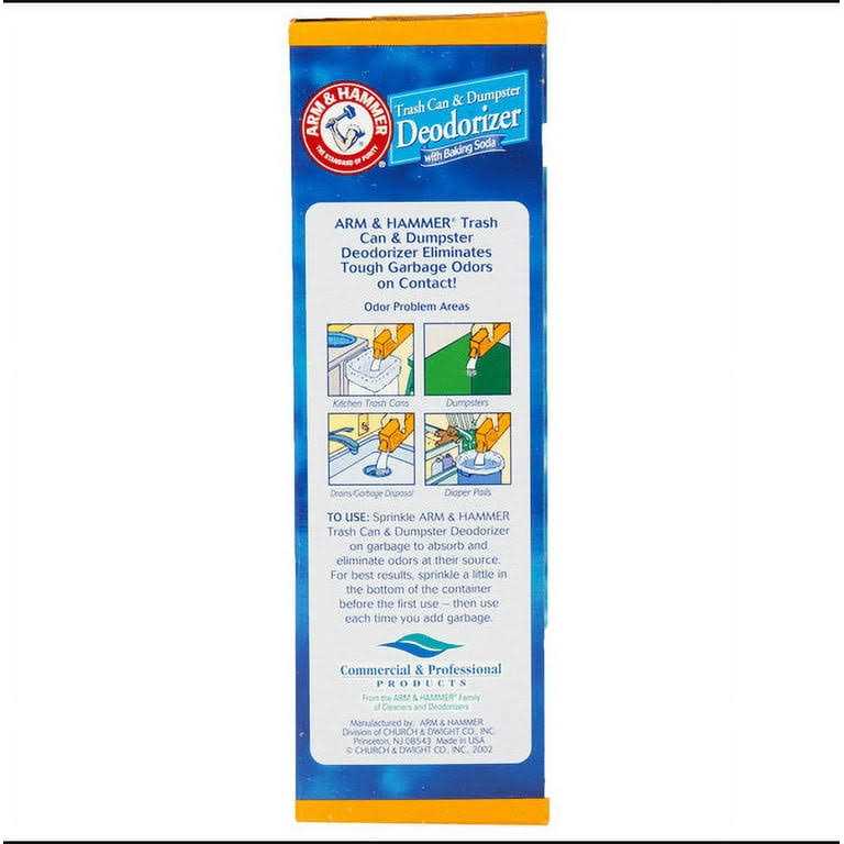 Arm & Hammer Trash and Dumpster Deodorizer Can - Cheap Fitting