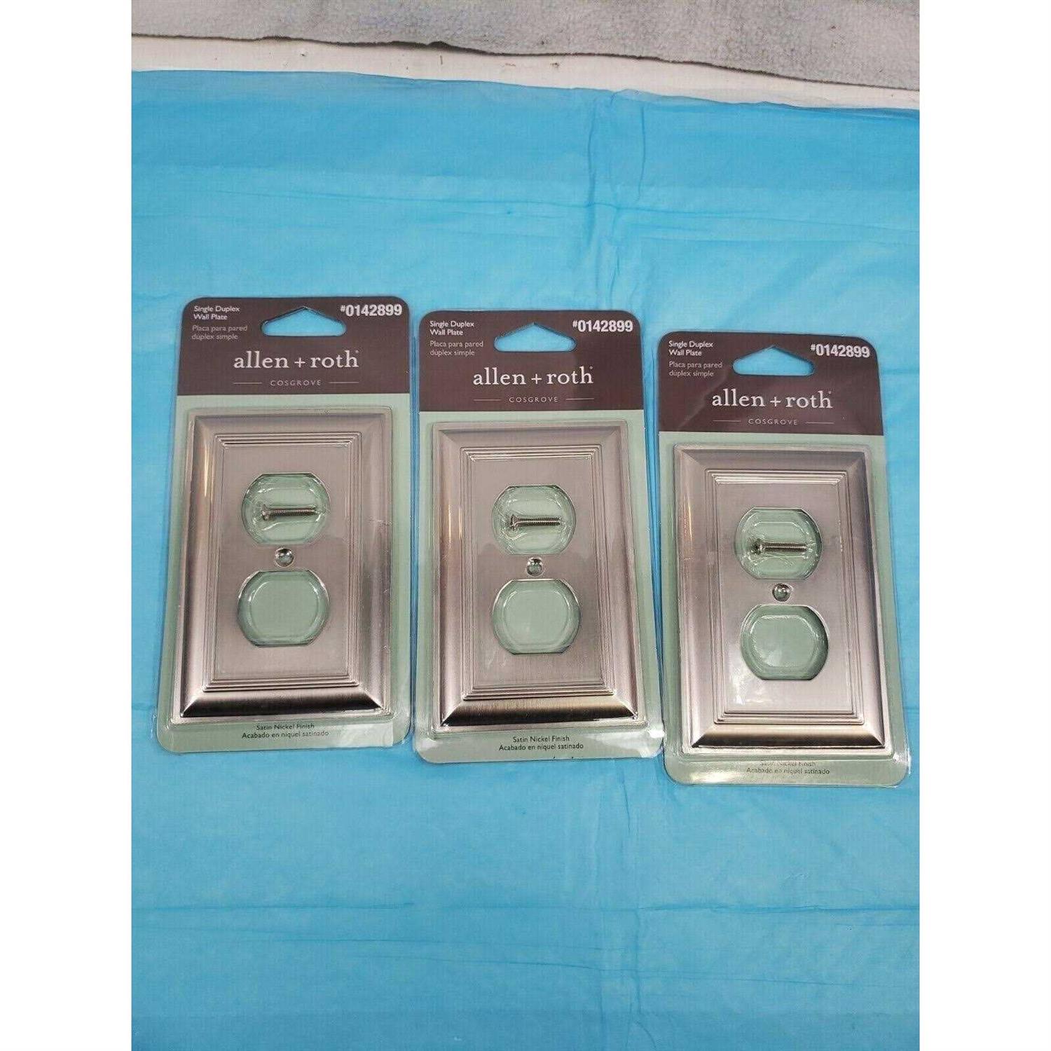 allen + roth Allen & Roth Single Duplex Wall Plate - Cheap Fitting