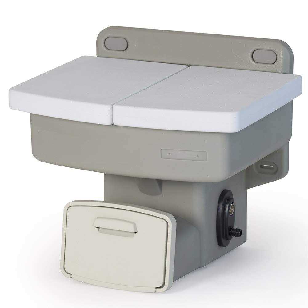 Modern Home Wall Mounted Outdoor Garden Sink w/Hose Holder - Cheap Fitting