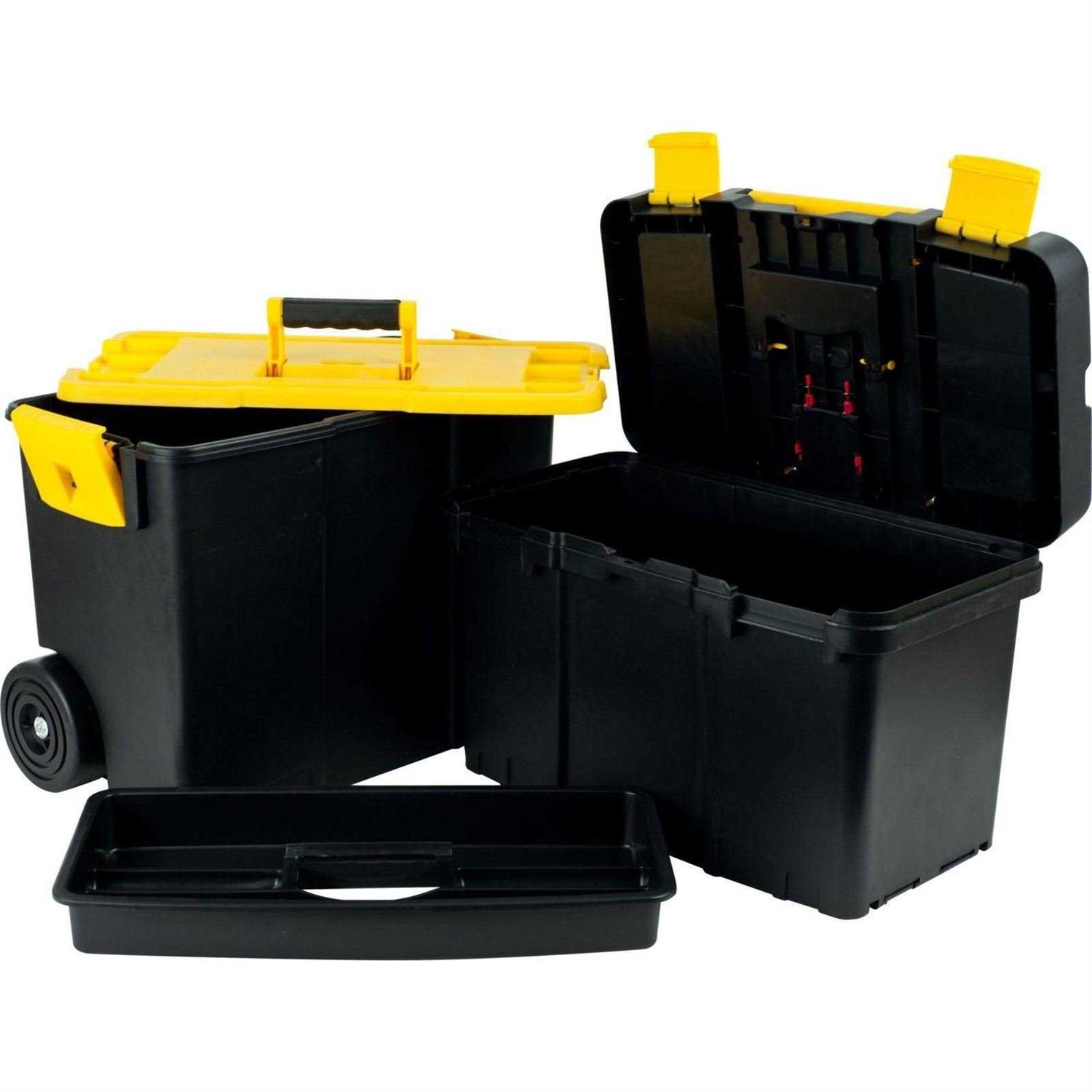 Stalwart Stackable Mobile Tool Box with Wheels - Cheap Fitting