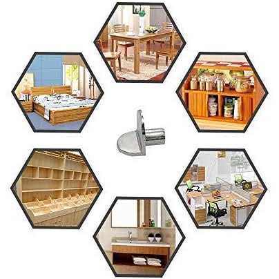 Cabinet Shelf Pegs 80 Pack Kitchen Cabinet Shelf Clips 5mm 0.2inch Bracket-Style Shelf Support Pegs for Kitchen Cupboard Closet Bookshelf Bookcase - Cheap Fitting