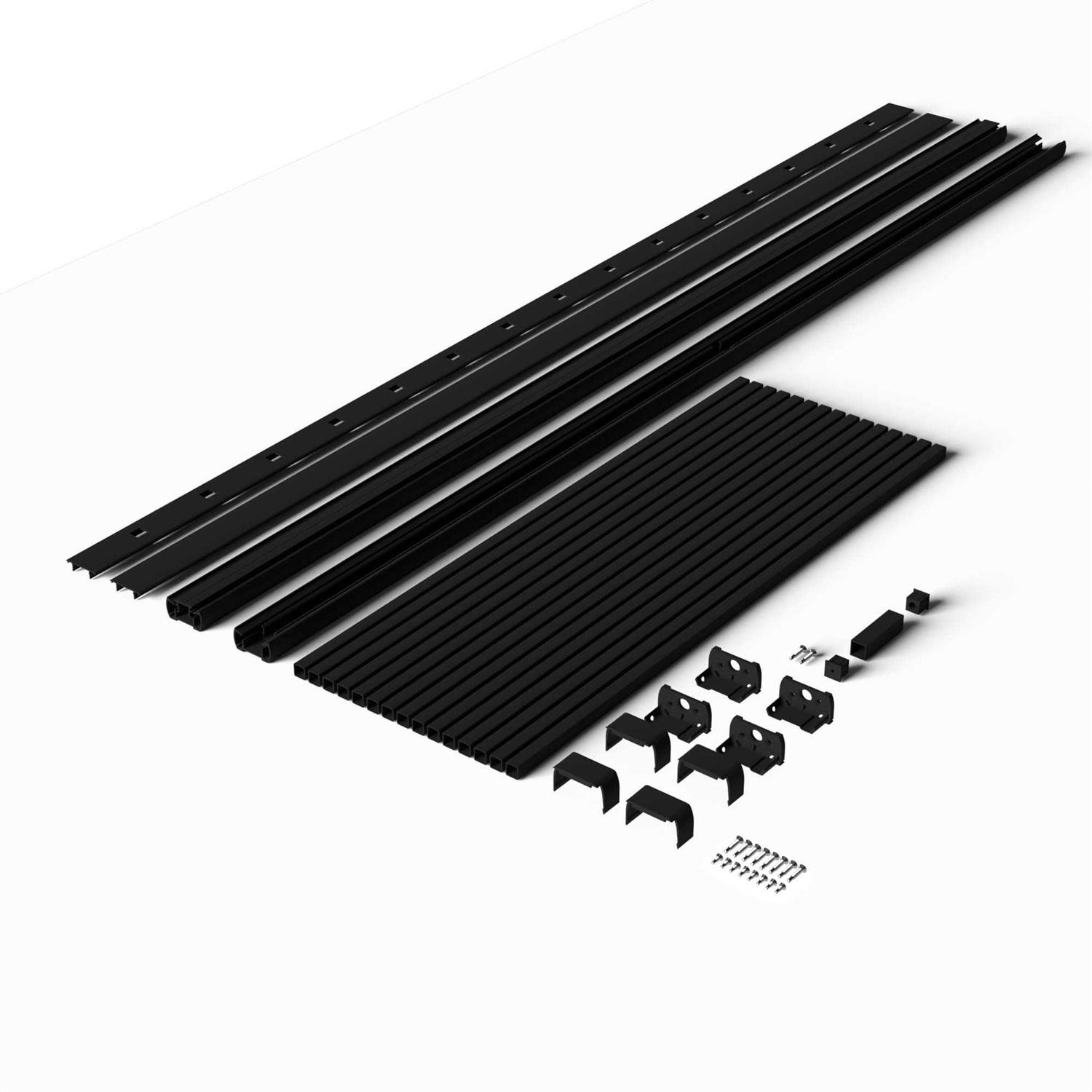 Deckorators Textured Black Aluminum Rapid Rail Kit - Cheap Fitting