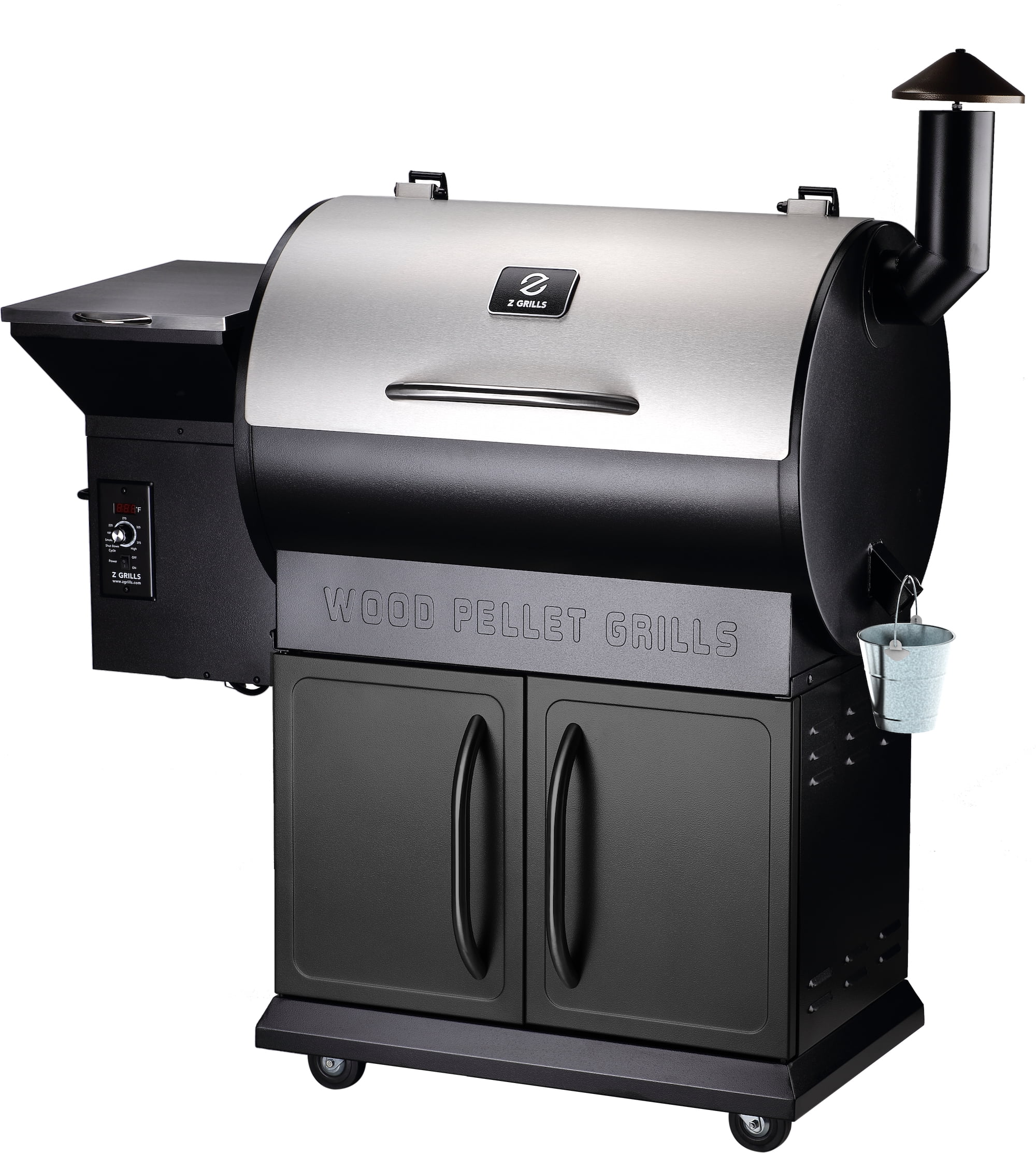 Z GRILLS ZPG-700E 694 sq. in. Wood Pellet Grill and Smoker 8-in-1 BBQ Stainless Steel - Cheap Fitting