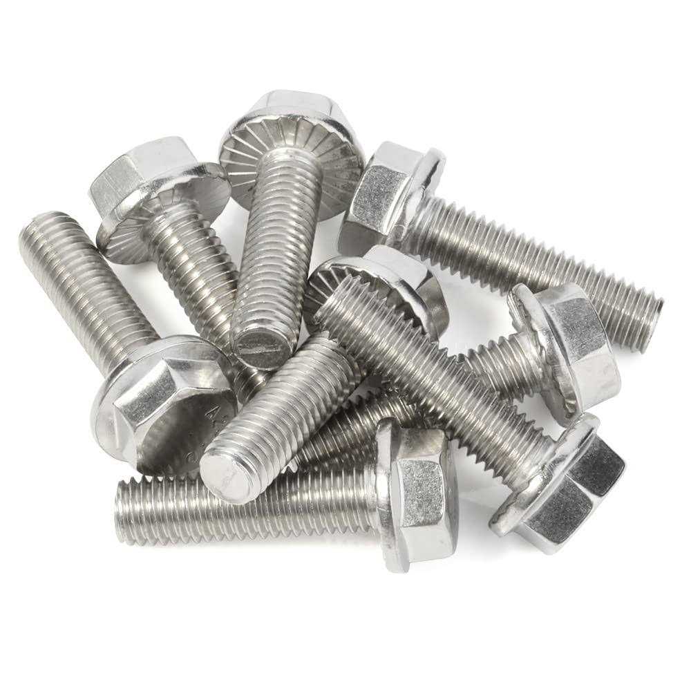 M8-1.25 x Flanged Hex Bolts Flange Screws - Cheap Fitting