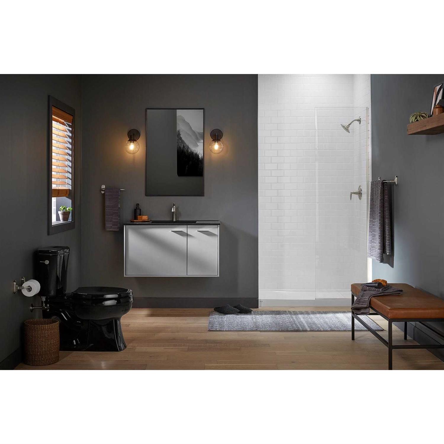 Kohler Reveal Quiet Close Elongated Toilet Seat with Grip Tight Bumpers - Cheap Fitting