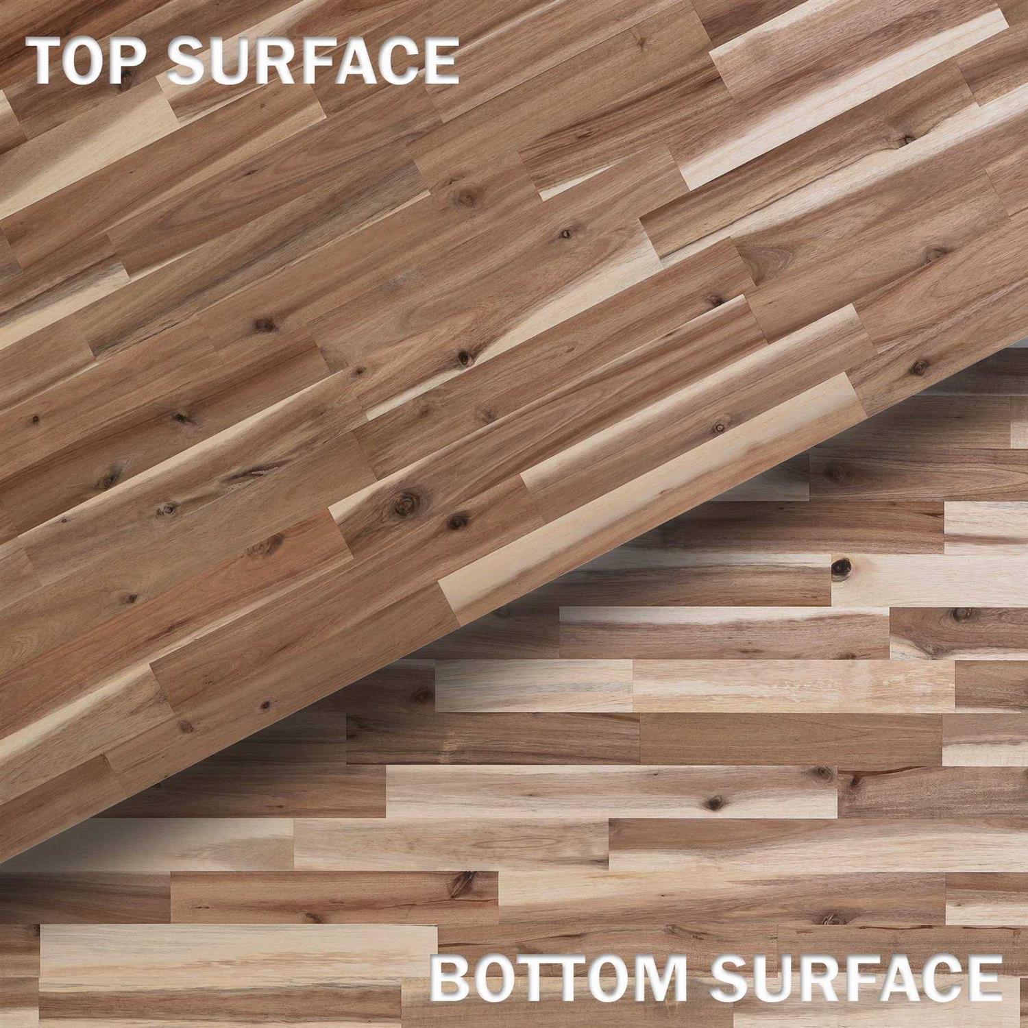 allen + roth Natural Straight Butcher Block Acacia Countertop ARF1525FJACA-48 - Cheap Fitting