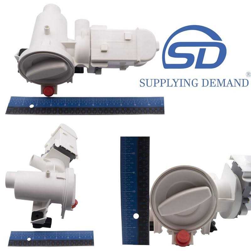 Supplying Demand 280187 1200164 Front Load Clothes Washer Drain Pump Filter Assembly Replacement 120V 60Hz 0.70W - Cheap Fitting